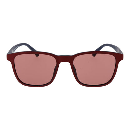 Red Stainless Steel Sunglasses