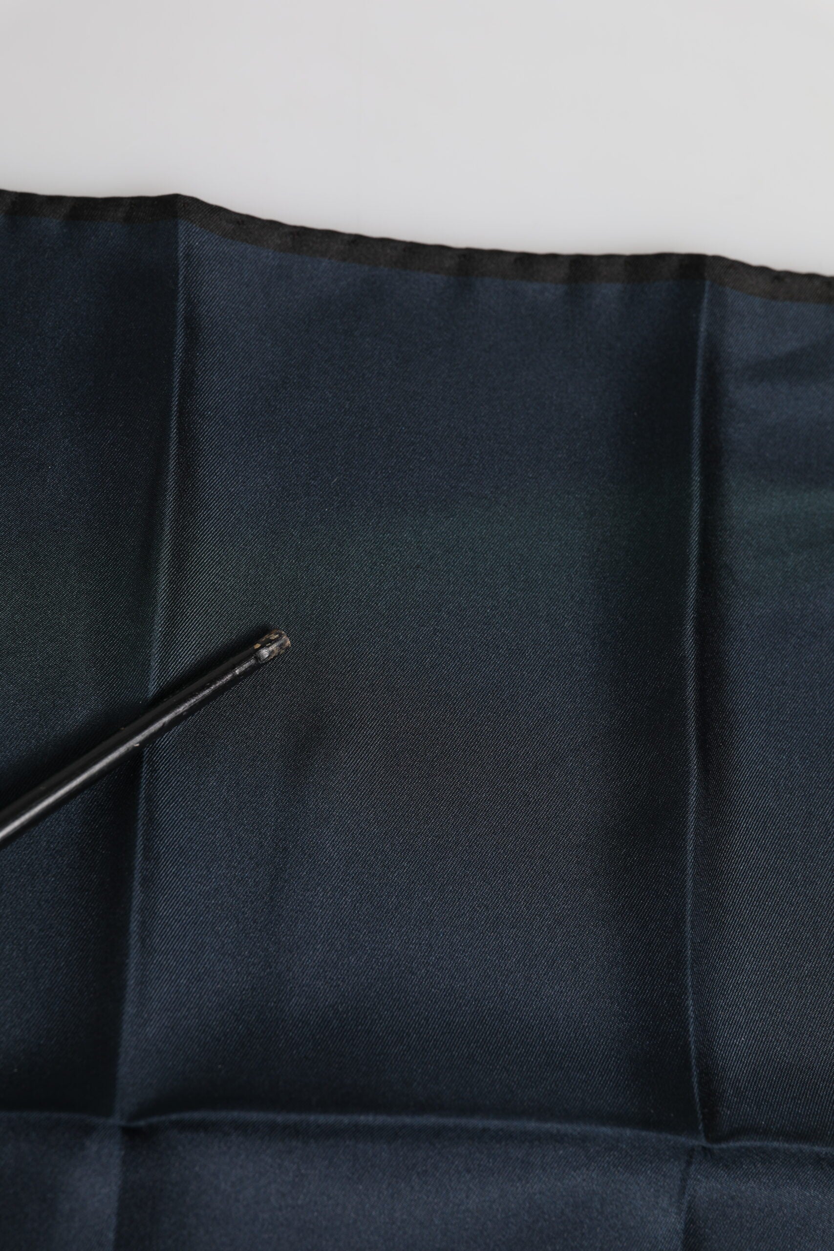 Blue DG Crown Silk Square Men Foulard Scarf