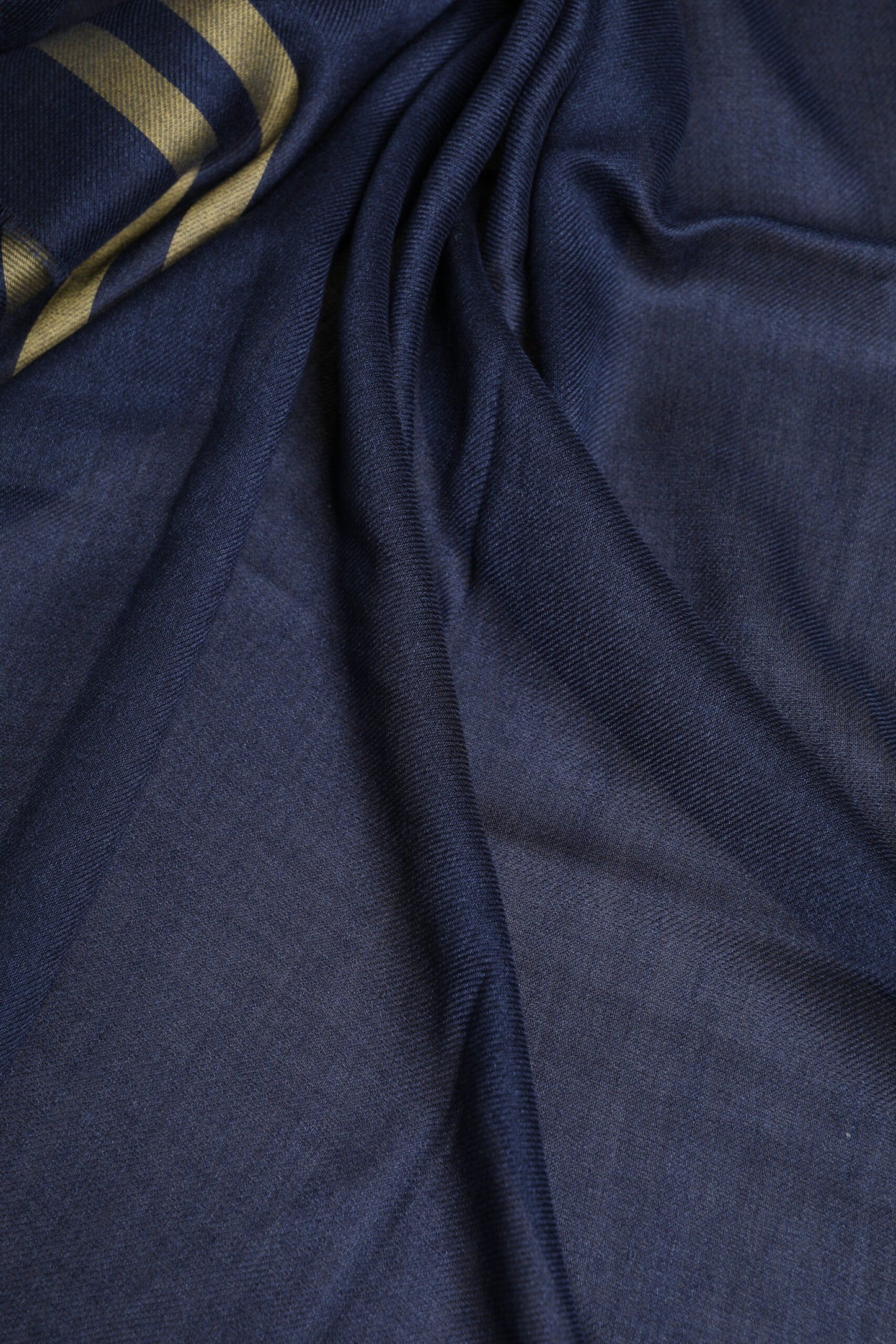 Blue Cashmere Neck Warmer Wrap Shawl Scarf