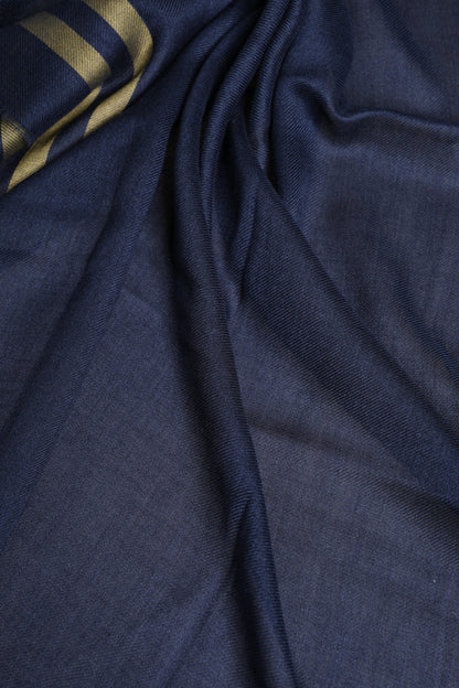 Blue Cashmere Neck Warmer Wrap Shawl Scarf