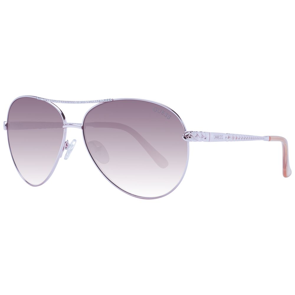 Rose Gold Metal Sunglasses