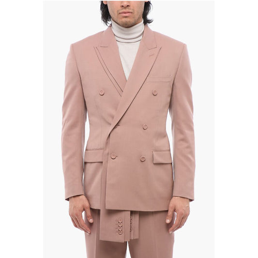 Double-breasted Blazer with Layered Lapel