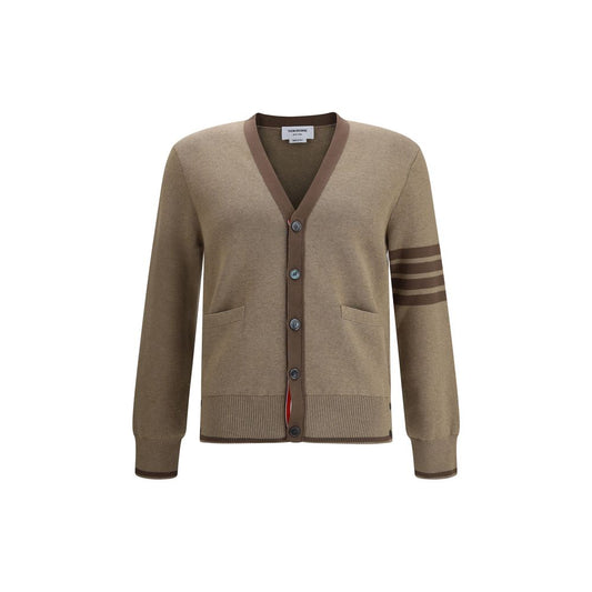 Brown Cotton Cardigan