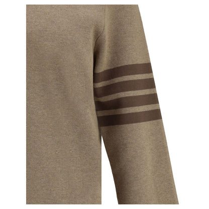 Brown Cotton Sweatshirt