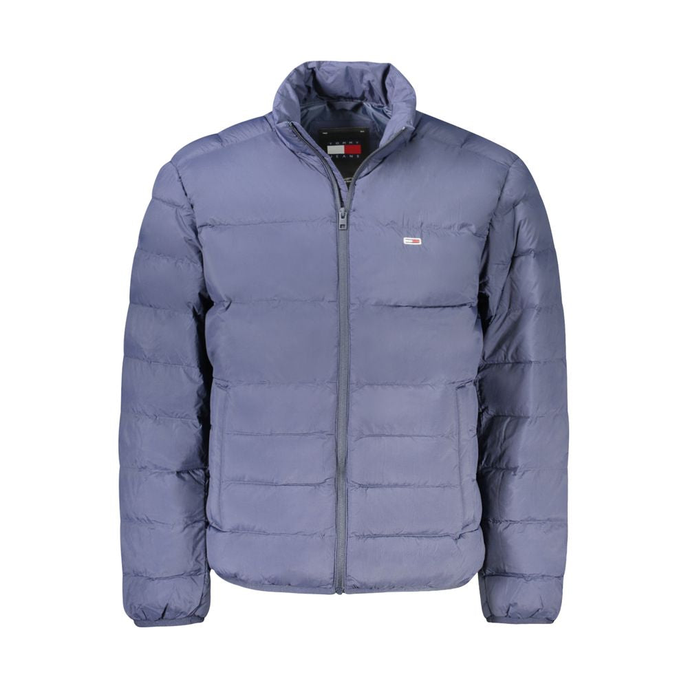 Blue Polyamide Jackets & Coat