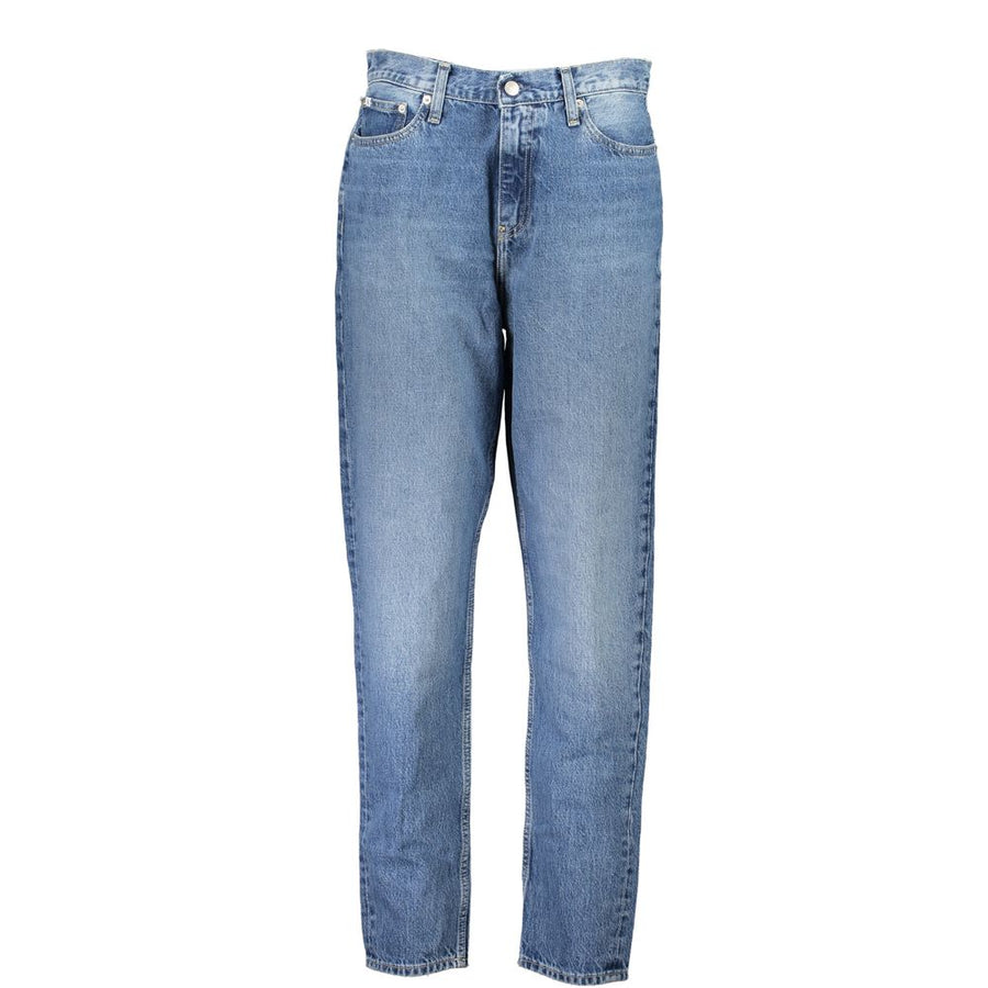 Blue Cotton Women Jean