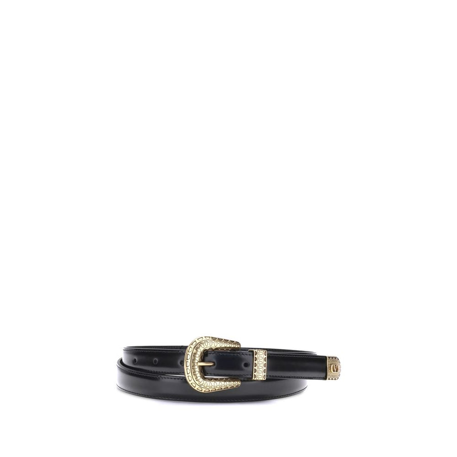 Black Calf Leather Bos Taurus Regular Belt