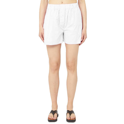 White Cotton Short