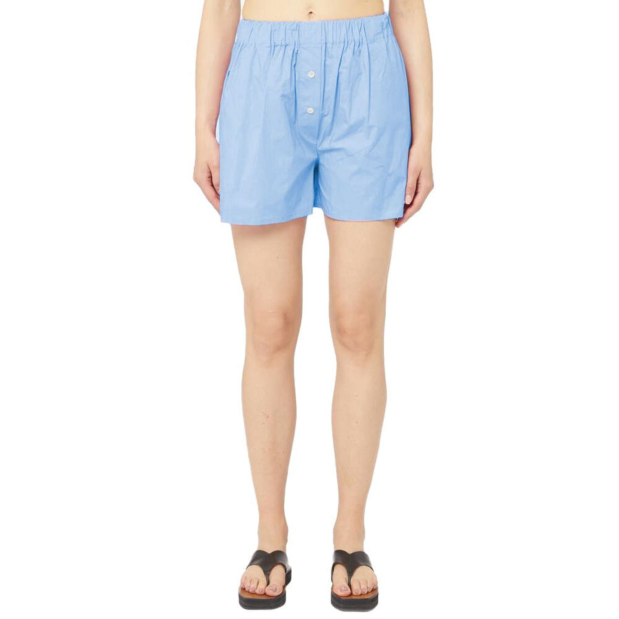 Blue Cotton Short