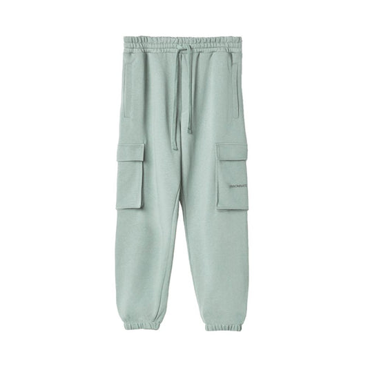 Gray Cotton Men Cargo Pant