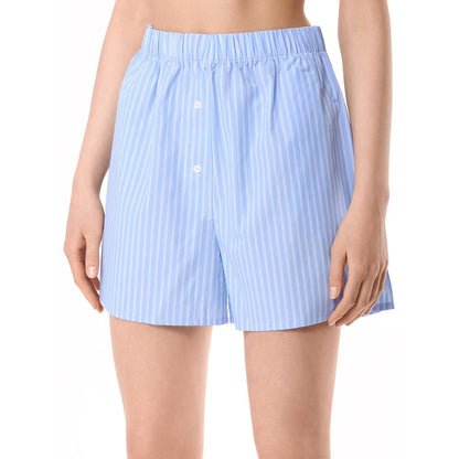 Blue Cotton Short