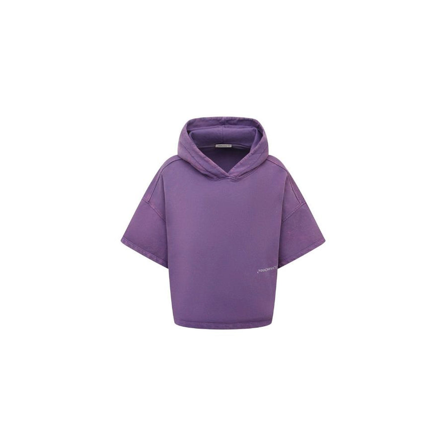 Purple Cotton Women Hoodie