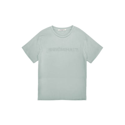 Gray Cotton Women T-Shirt