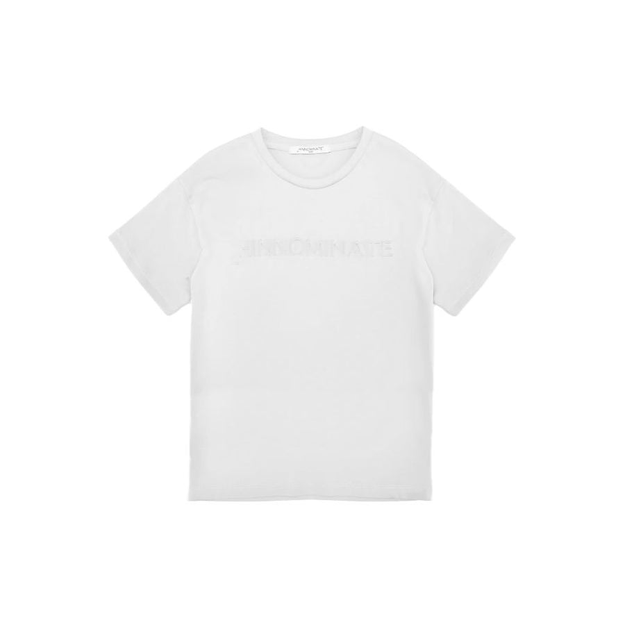 White Cotton Women T-Shirt