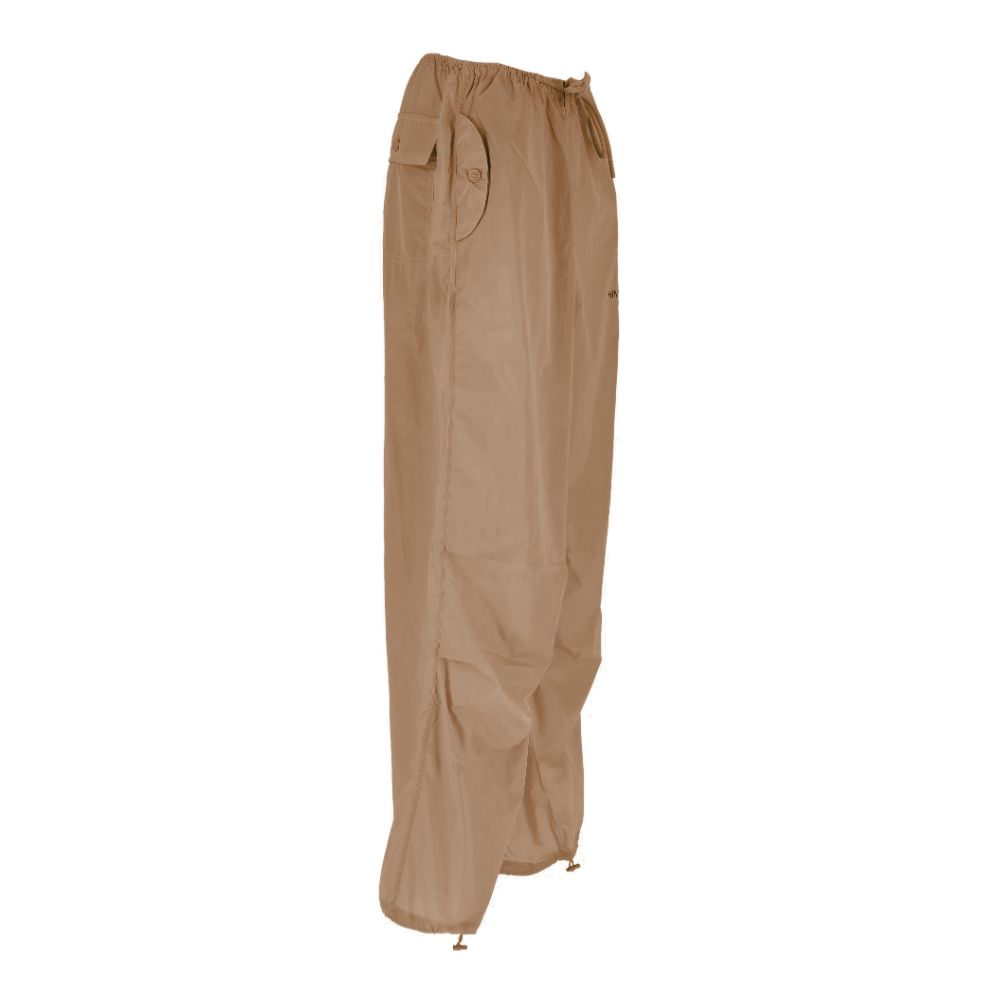 Brown Nylon Women Trouser
