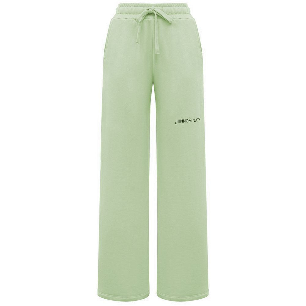 Green Cotton Women Palazzo Pants