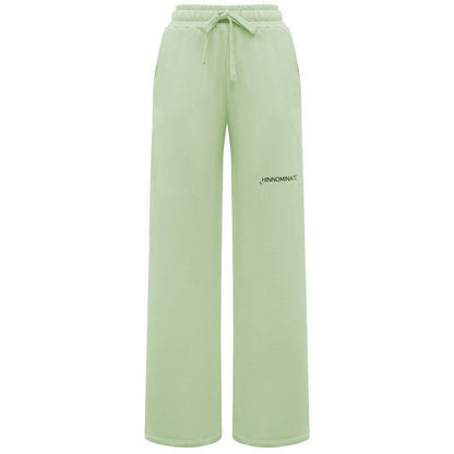 Green Cotton Women Palazzo Pants