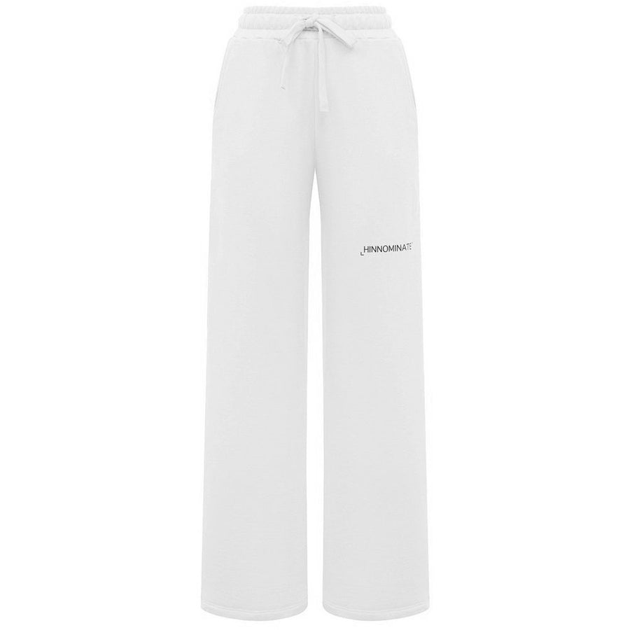 White Cotton Women Palazzo Pants