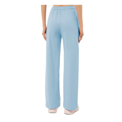 Blue Cotton Women Palazzo Pants