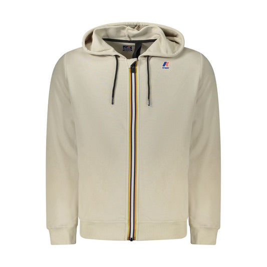 Beige Cotton Men Sweater