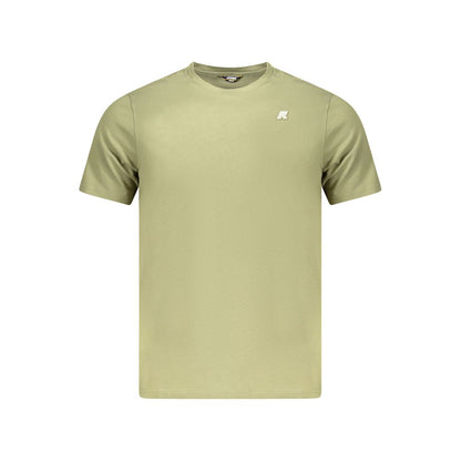 Green Cotton Men T-Shirt