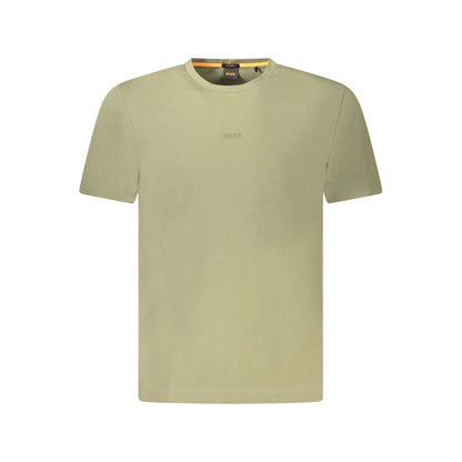 Green Cotton Men TShirt