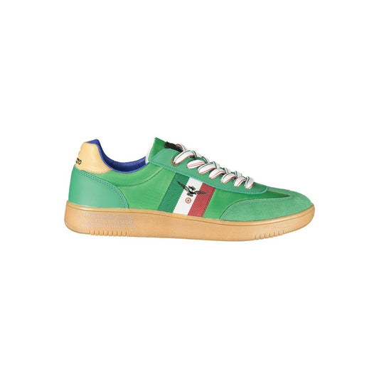 Green Leather Men Sneaker