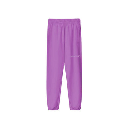 Purple Cotton Women Trouser