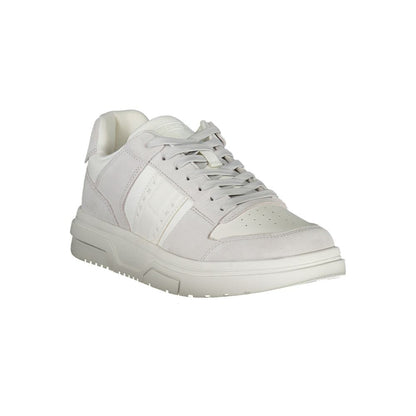 White Polyester Sneaker