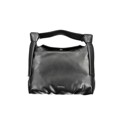 Black Polyester Handbag