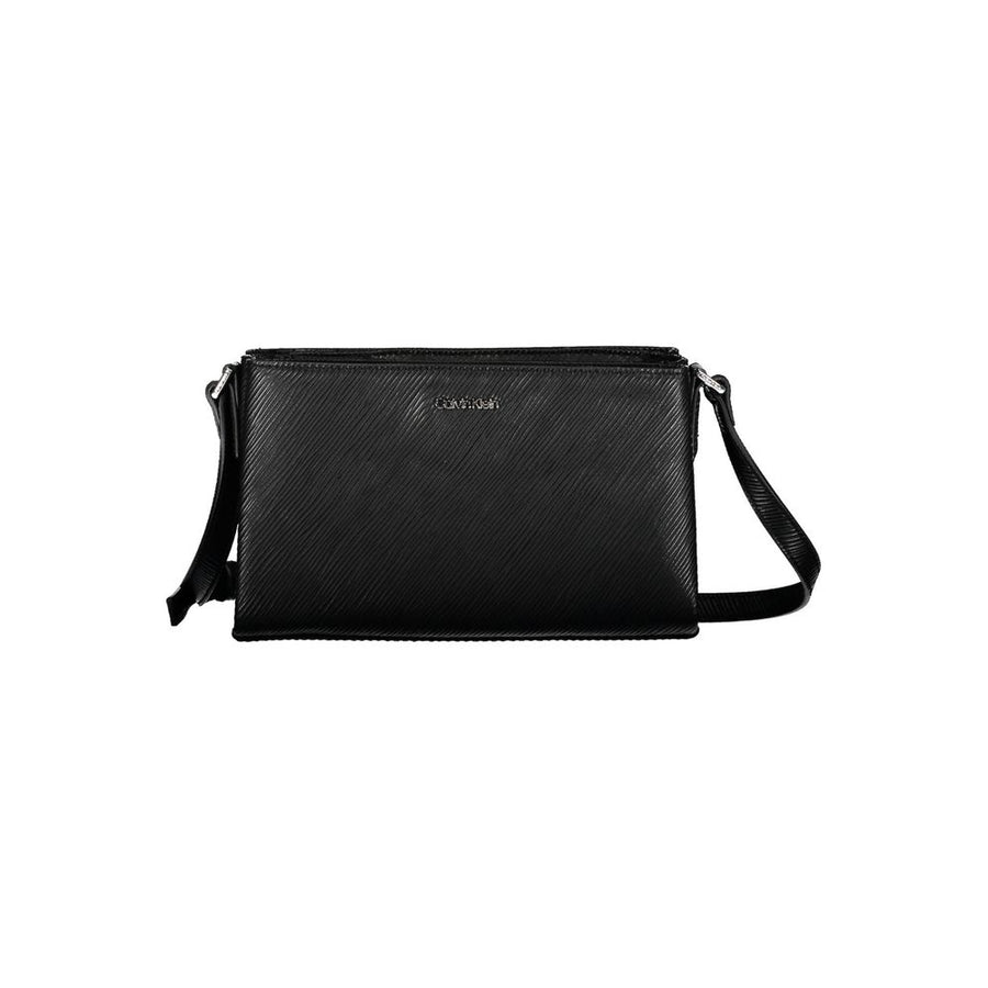 Black Polyester Handbag