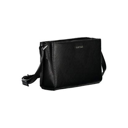 Black Polyester Handbag