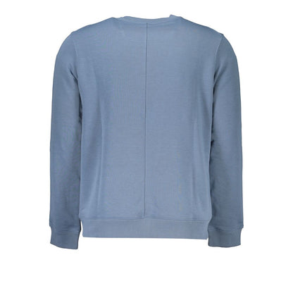Blue Polyester Sweatshirt