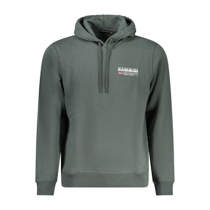 Green Cotton Men Sweater