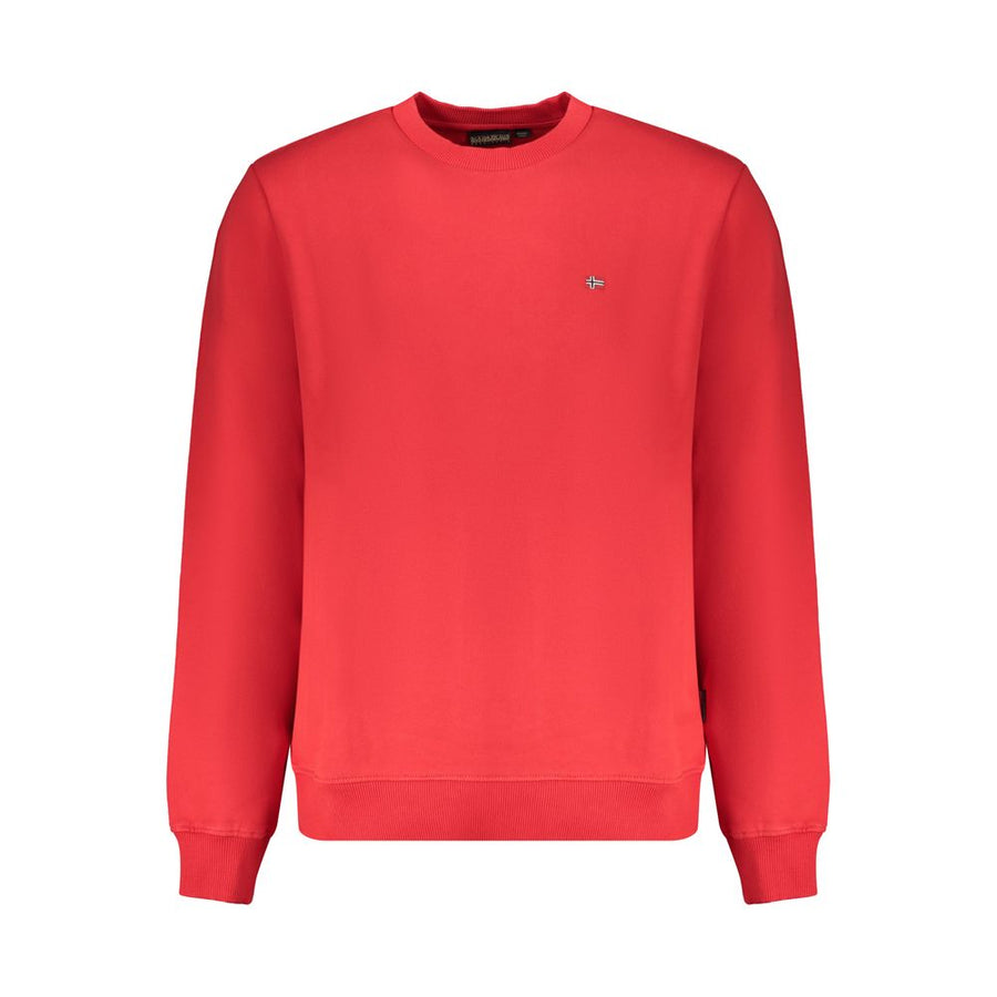 Red Organic Cotton Men Sweater