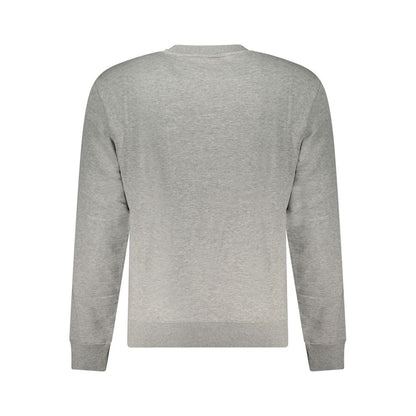 Gray Cotton Men Sweater