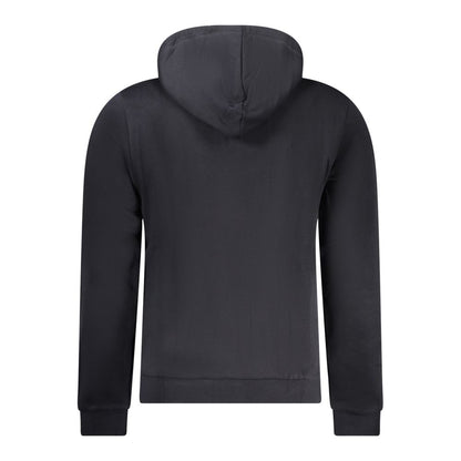 Black Cotton Men Sweater