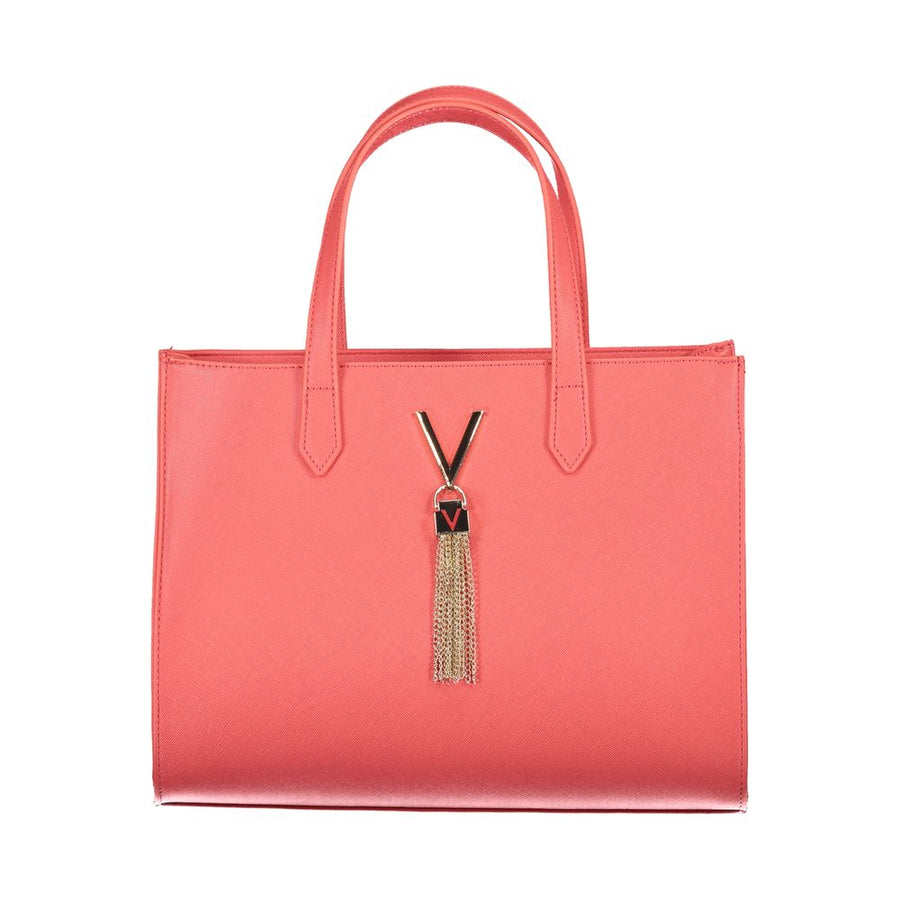 Pink Polyethylene Handbag