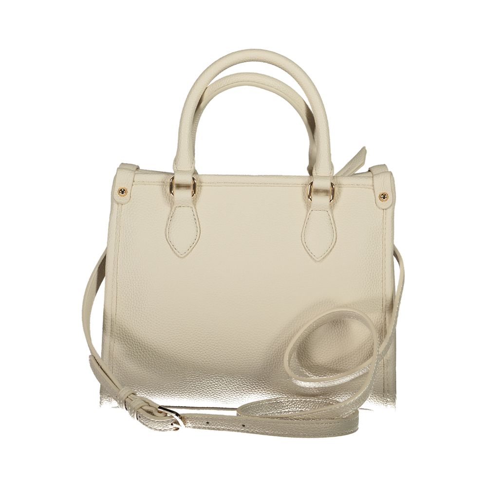 Beige Polyethylene Handbag