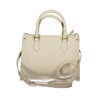 Beige Polyethylene Handbag