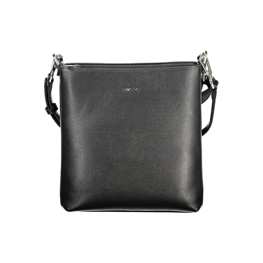 Black Polyester Handbag