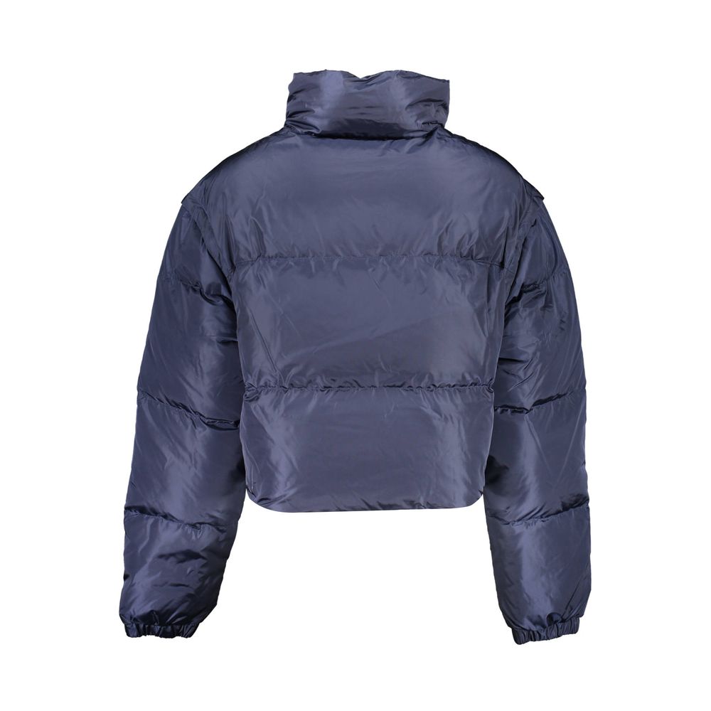 Blue Polyamide Jackets & Coat