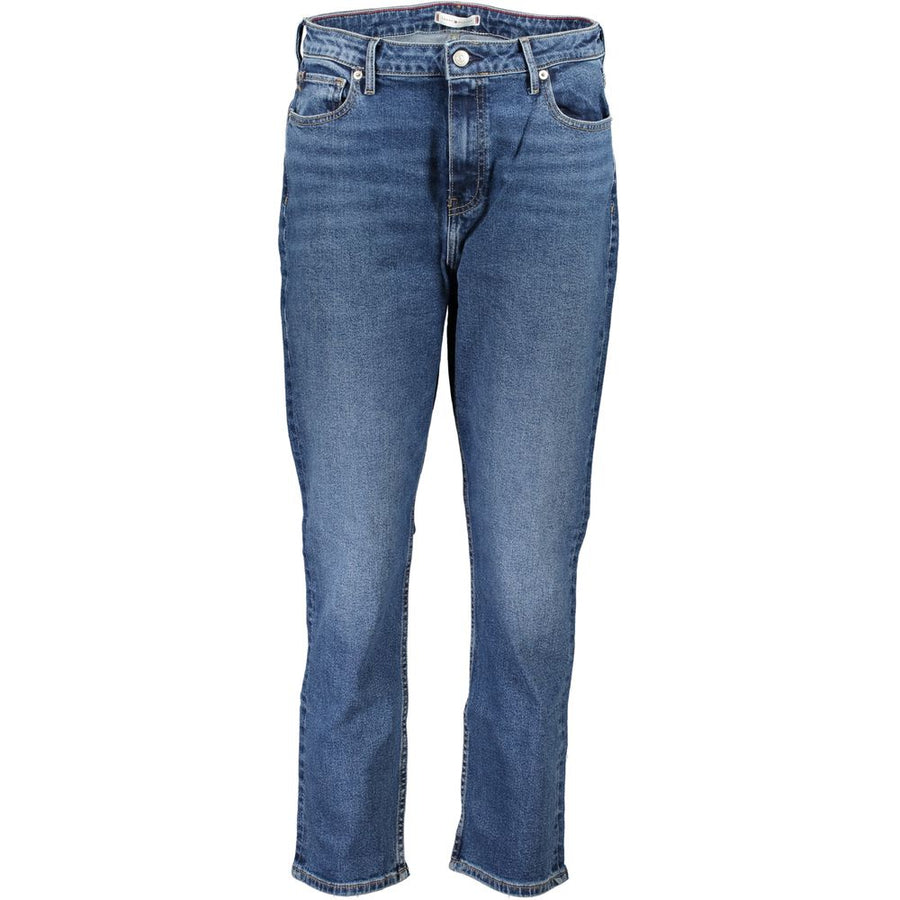 Blue Cotton Women Jeans