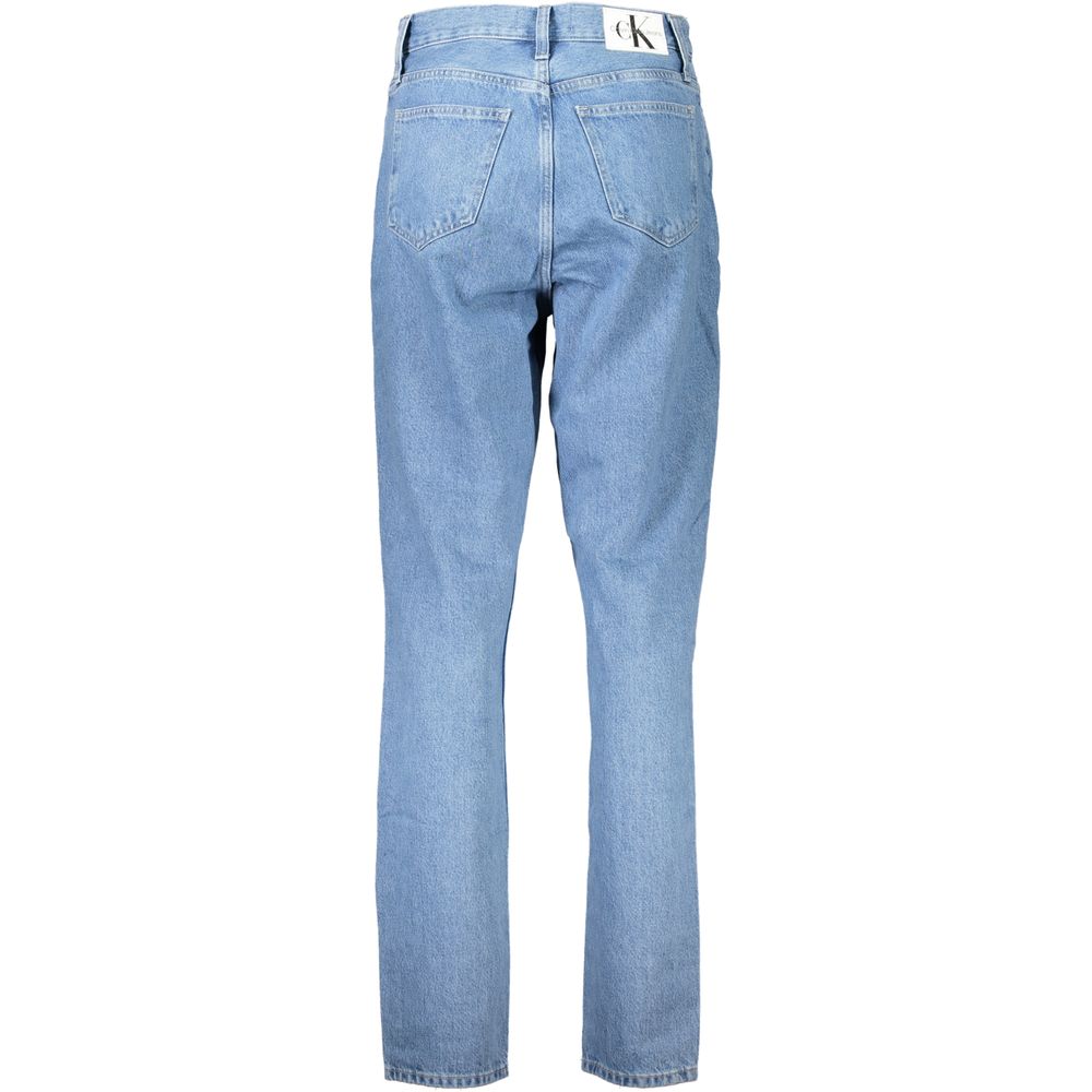 Blue Cotton Jeans Denim