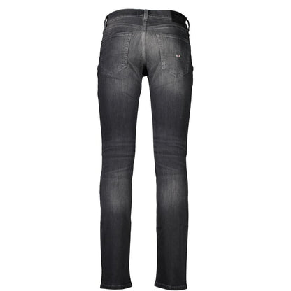 Black Cotton Jeans Denim