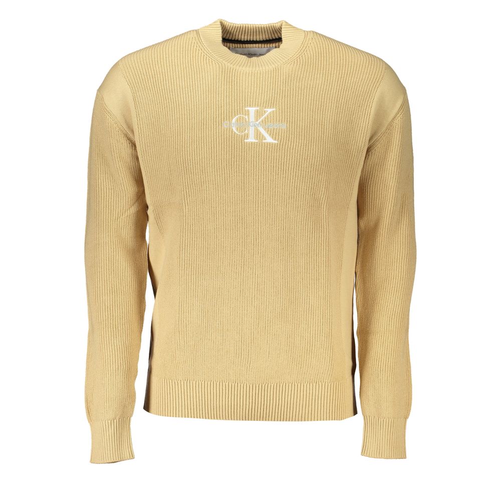 Beige Cotton Sweater