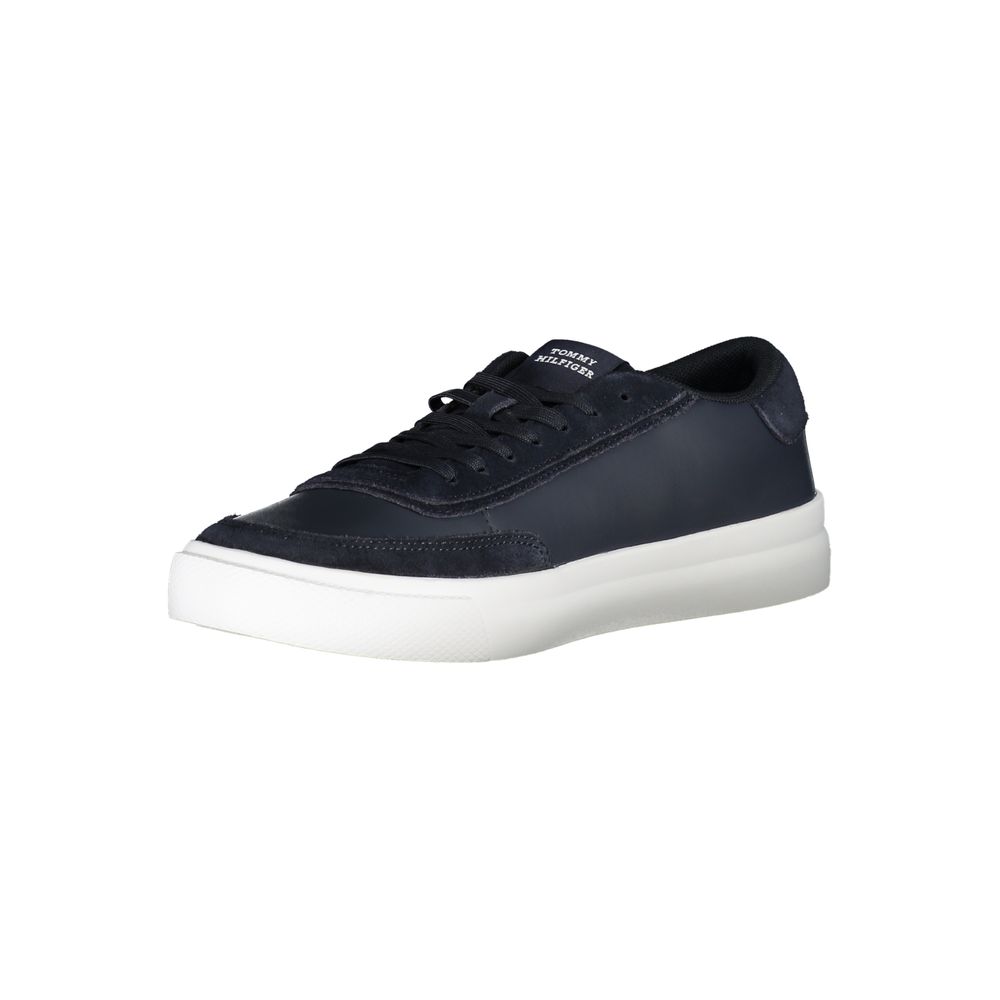 Blue Polyester Sneaker