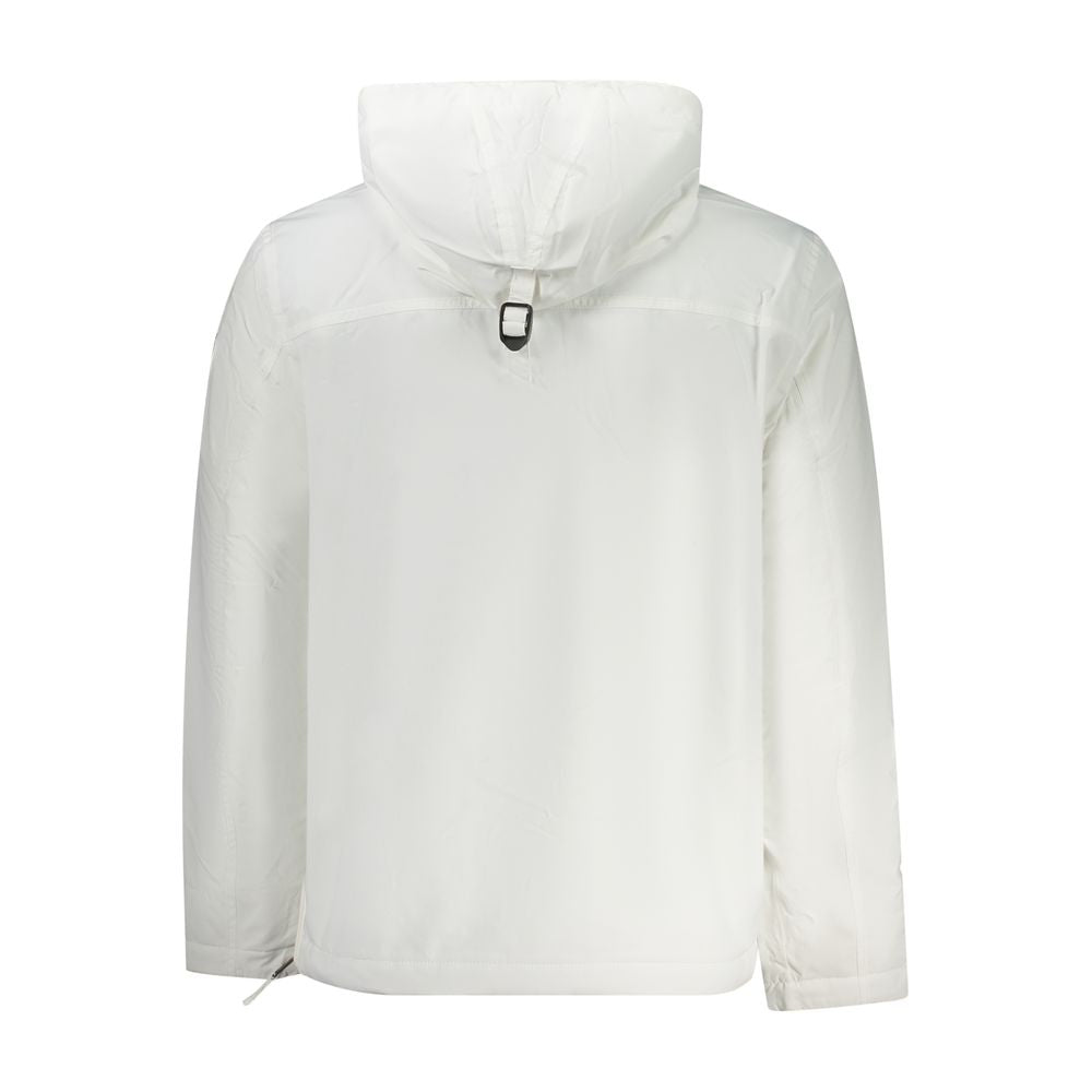 White Polyamide Men Jacket