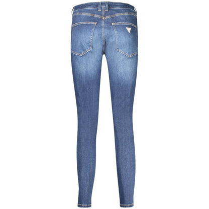 Blue Cotton Women Jeans