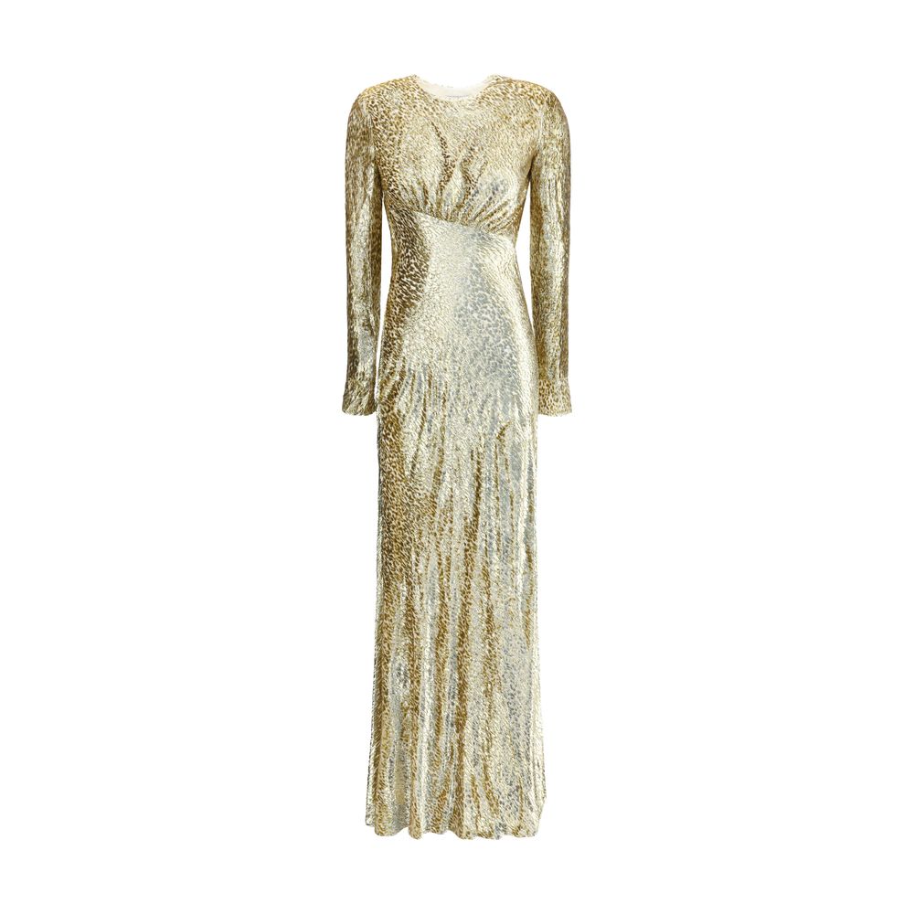 Gold Other Fibres Cocktail Dress